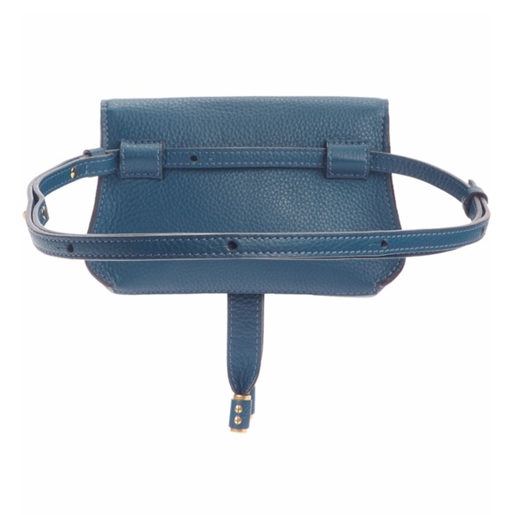 New Chloé Marcie Convertible Belt Bag in Navy Ink! - Picture 2 of 16